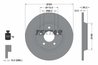 DISC FRANA TEXTAR 92160103 - Compatibil cu AUDI, AUDI (FAW)