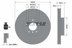 DISC FRANA TEXTAR 92160805 - Compatibil cu BMW