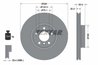Disc frana Textar 92160903