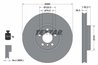 DISC FRANA TEXTAR 92161005 - Compatibil cu BMW