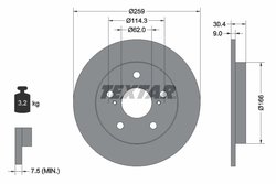 Disc frana Textar 92164103