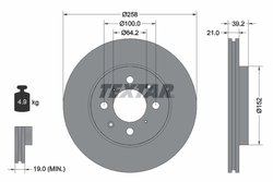 DISC FRANA TEXTAR 92165903 - Compatibil cu HONDA