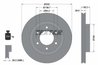 DISC FRANA TEXTAR 92167203 - Compatibil cu MITSUBISHI