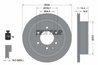 DISC FRANA TEXTAR 92167303 - Compatibil cu MITSUBISHI