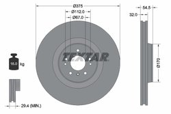 Disc frana Textar 92176603