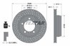 DISC FRANA TEXTAR 92176705 - Compatibil cu PORSCHE