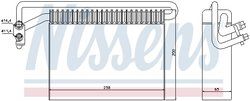 Evaporator aer conditionat Nissens 92177