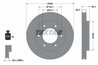 DISC FRANA TEXTAR 92180205 - Compatibil cu FIAT, MITSUBISHI, RAM