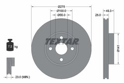 Disc frana Textar 92180303