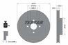 DISC FRANA TEXTAR 92180303 - Compatibil cu TOYOTA, TOYOTA (FAW)