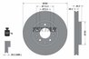 DISC FRANA TEXTAR 92180803 - Compatibil cu MAZDA, MAZDA (FAW)