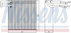 Evaporator aer conditionat Nissens 92188