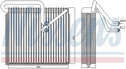 EVAPORATOR AER CONDITIONAT NISSENS 92190 - Compatibil cu CHEVROLET, OPEL, VAUXHALL