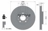 DISC FRANA TEXTAR 92195603 - Compatibil cu RENAULT, RENAULT (DFAC), SAMSUNG