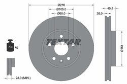 Disc frana Textar 92198903