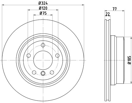 DISC FRANA TEXTAR 92201903 - Compatibil cu BMW