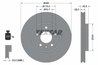DISC FRANA TEXTAR 92205605 - Compatibil cu BUICK, BUICK (SGM), CHEVROLET, CHEVROLET (SGM), DAEWOO, HOLDEN, OPEL, VAUXHALL