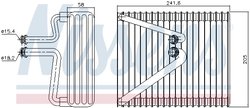 Evaporator aer conditionat Nissens 92206