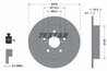 DISC FRANA TEXTAR 92225303 - Compatibil cu FIAT, SUZUKI