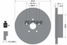 DISC FRANA TEXTAR 92227803 - Compatibil cu SUBARU
