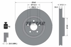 Disc frana Textar 92229205