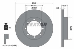 Disc frana Textar 92230803