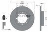 DISC FRANA TEXTAR 92230803 - Compatibil cu NISSAN, OPEL, RENAULT, VAUXHALL
