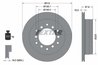 DISC FRANA TEXTAR 92231003 - Compatibil cu CHANGAN, LEXUS, TOYOTA, TOYOTA (FAW)