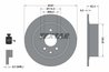 DISC FRANA TEXTAR 92237103 - Compatibil cu HAIMA (FAW), INFINITI, NISSAN, NISSAN (DFAC), SAMSUNG, SUZUKI, VENUCIA
