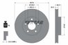 DISC FRANA TEXTAR 92237703 - Compatibil cu FORD, FORD ASIA & OCEANIA, FORD AUSTRALIA, FORD USA