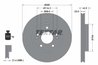 Disc frana Textar 92243103