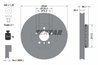 DISC FRANA TEXTAR 92253825 - Compatibil cu BMW