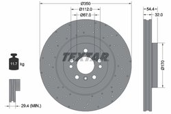 Disc frana Textar 92254405