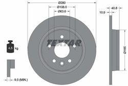 Disc frana Textar 92255603