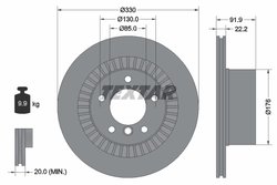 DISC FRANA TEXTAR 92261903 - Compatibil cu MERCEDES-BENZ