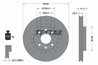 DISC FRANA TEXTAR 92263303 - Compatibil cu CHEVROLET, CHEVROLET (SGM), DAEWOO, PONTIAC
