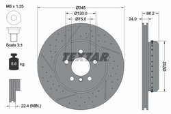 Disc frana Textar 92265525