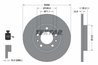 DISC FRANA TEXTAR 92268003 - Compatibil cu CITROEN, CITROEN (DF-PSA), DS, FIAT, OPEL, PEUGEOT, PEUGEOT (DF-PSA), TOYOTA, VAUXHAL
