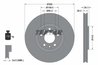 DISC FRANA TEXTAR 92268103 - Compatibil cu PEUGEOT