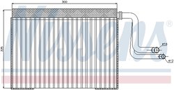 Evaporator aer conditionat Nissens 92268