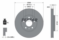 DISC FRANA TEXTAR 92268803 - Compatibil cu FIAT, MITSUBISHI, NISSAN, OPEL, RENAULT, VAUXHALL