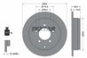 DISC FRANA TEXTAR 92271003 - Compatibil cu HYUNDAI, KIA