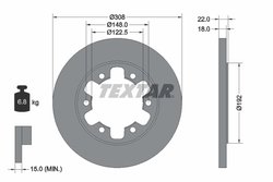 Disc frana Textar 92275803