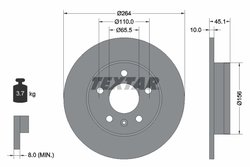 DISC FRANA TEXTAR 92277303 - Compatibil cu OPEL, VAUXHALL
