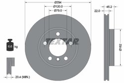 DISC FRANA TEXTAR 92277805 - Compatibil cu MINI