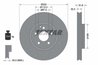 DISC FRANA TEXTAR 92277705 - Compatibil cu MERCEDES-BENZ