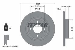 Disc frana Textar 92278003