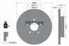 DISC FRANA TEXTAR 92278103 - Compatibil cu NISSAN, NISSAN (DFAC), RENAULT, RENAULT (DFAC), SAMSUNG