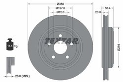 DISC FRANA TEXTAR 92282003 - Compatibil cu JEEP