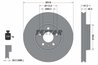 DISC FRANA TEXTAR 92282705 - Compatibil cu AUDI